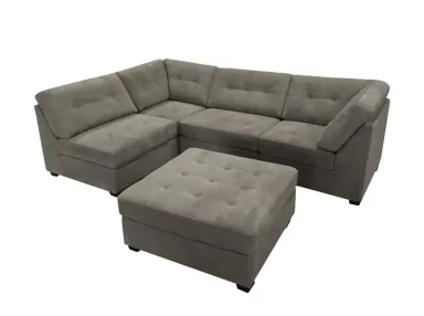 Kirkland Charcoal 4-Piece Sectional