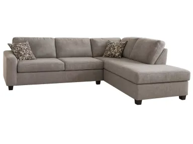Kirkland Grey 2Pc Sectional with Right Facing Lounger