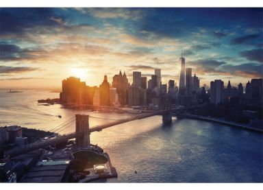 Manhattan After Sunset York 24 x 36 Print