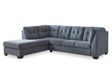Marleton Denim 2-Piece Left Chaise Sectional 