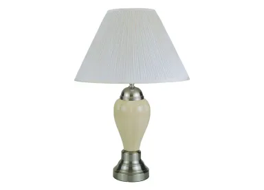 Porcelain Ivory/Brushed Nickel  Lamp - 6115IV15