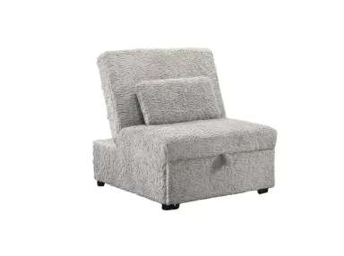Grey 4-in-One Chair w/Pull Out Bed