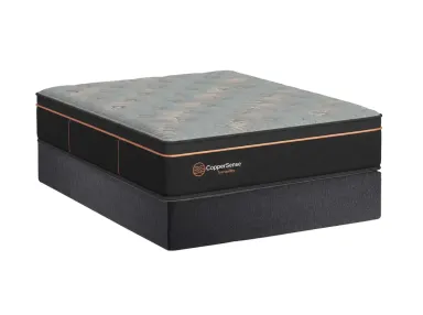 CopperSense Tranquillity Eurotop Full Mattress Set