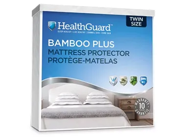 Twin Size Bamboo Mattress Health Protector - BAMBTWHL