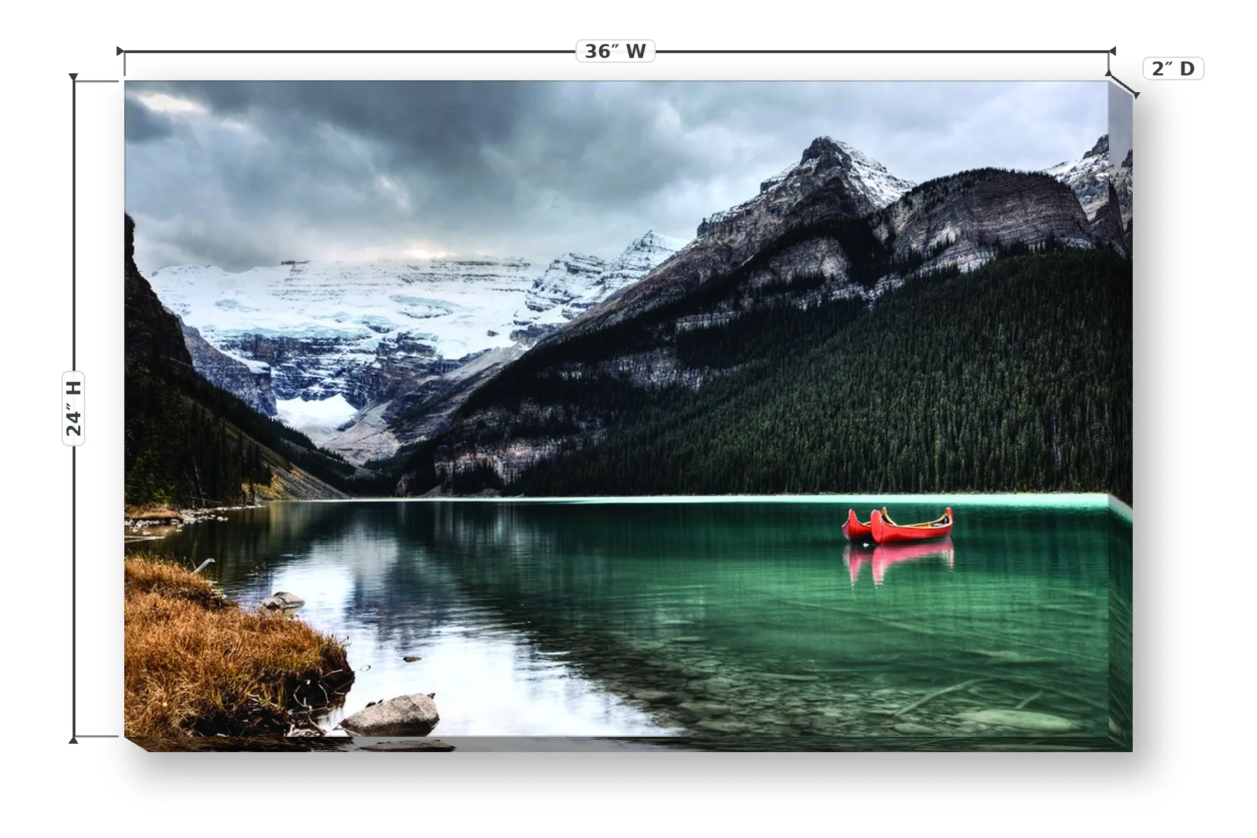 The Great Outdoors 24 x 36 Print — Dimensions